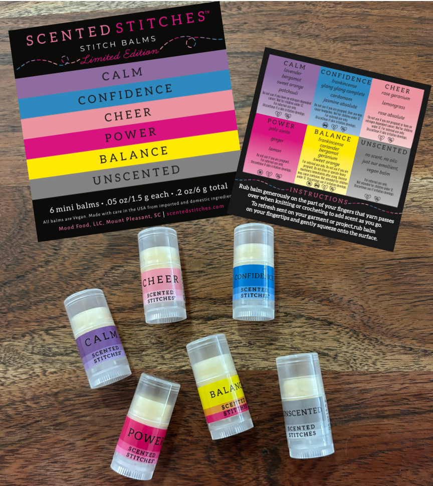 Limited Edition Aromatherapy Stitch Balm: Six Scents Sampler