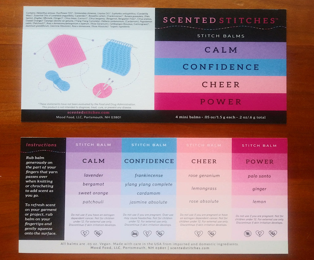 Scented Stitches - Sample Kit Labels